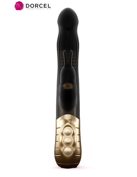 Vibrador recargable Baby Rabbit negro 2.0 - Dorcel