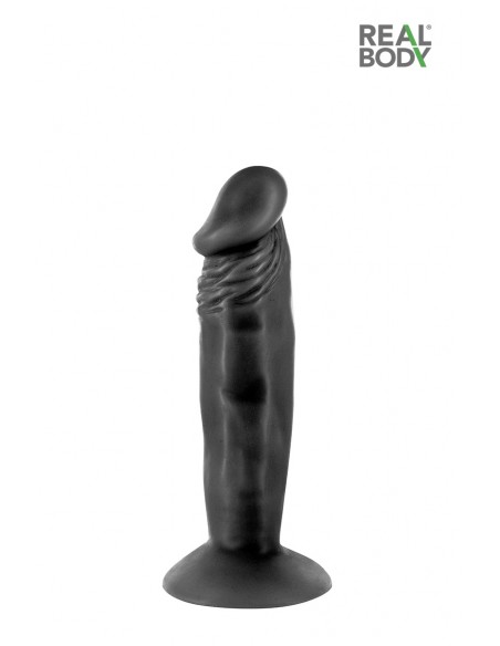 Realistischer Dildo 16 cm schwarz - Real Zack