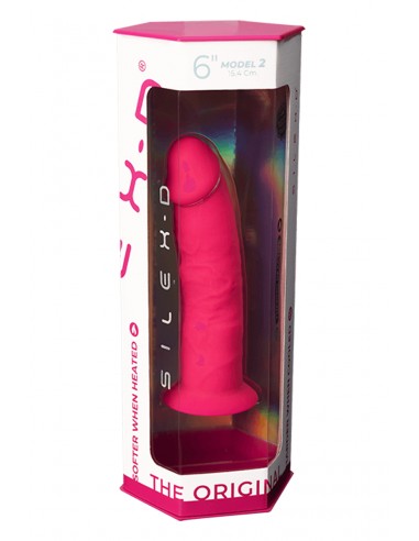Dildo doble densidad rosa 19 cm -...