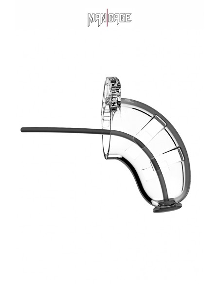 Cage de chasteté 6,5cm avec plug d'urètre - ManCage 15