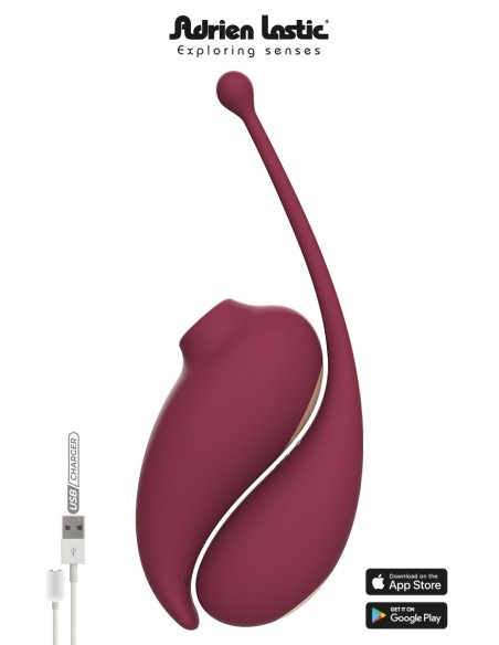 Estimulador de clítoris y huevo vibrador conectado - Inspiración