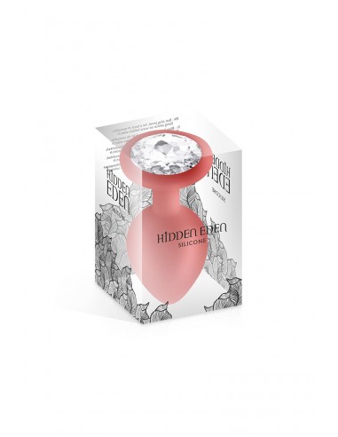 Tapón de joyería de silicona rojo L -...