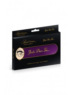 Bandeau BDSM satin pourpre - Sweet Caress 2