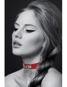 Collier Fetish rouge avec...