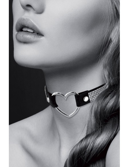Collier strass et coeur - Bijoux Pour Toi