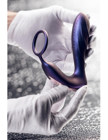 Plug vibrador y cockring Black Hole -...