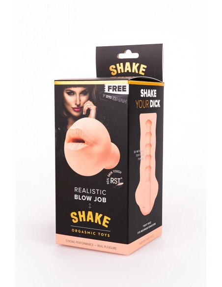 Masturbador realista para mamadas - Shake