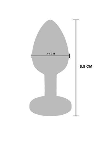 Plug vibrant en métal The Glider M 