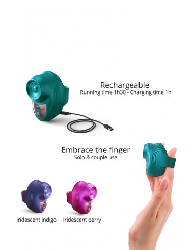 Stimulateur clitoridien Kisscool vert - Love to Love