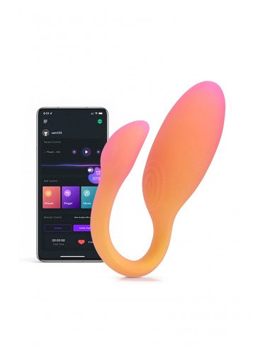 Oeuf vibrant connecté Flamingo Max orange - Magic Motion