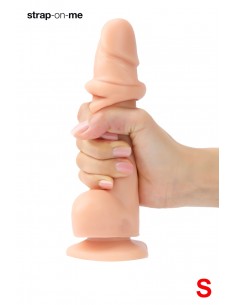 Gleitender Hautdildo mit...