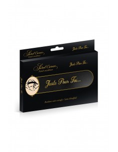 Bandeau BDSM satin noir - Sweet Caress 2