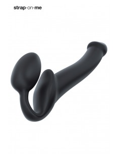 M schwarzer Umschnalldildo 2