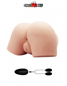 Masturbateur vibrant fesses rebondies - Crazy Bull