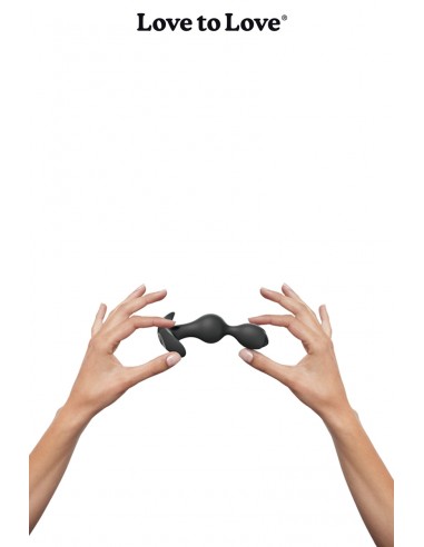 Twinny Bud plug anal vibrador negro