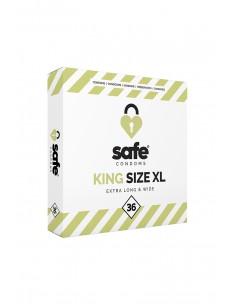 36 préservatifs Safe King...