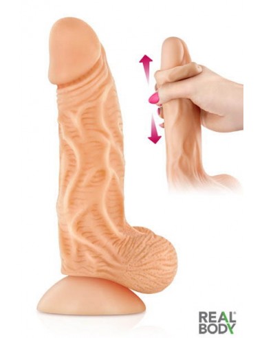 Consolador ultrarrealista 19 cm -...