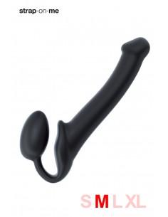 M schwarzer Umschnalldildo