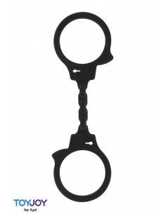 Menottes silicone stretchy - noir