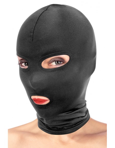 Cagoule BDSM 3 ouvertures - Fetish Tentation