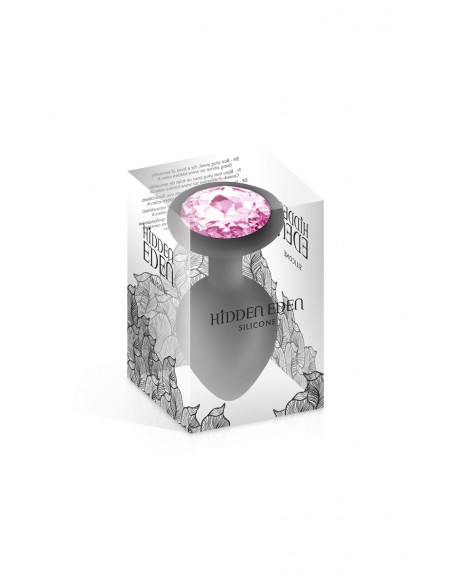 Tapón joya silicona negra L - Hidden Eden