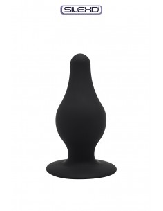 Plug anal The Original Model 2 noir 7,2 cm - SilexD