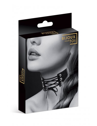 Collier large lacé devant - Bijoux...