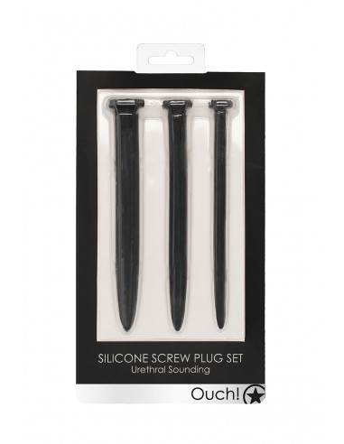 Set de 3 plugs urétraux Grands clous...
