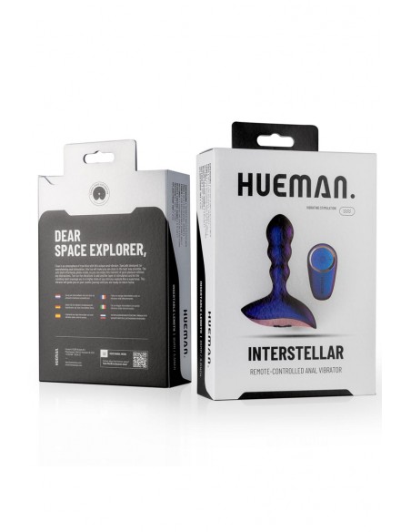 Interstellarer ferngesteuerter vibrierender Buttplug – Hueman