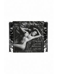 Drap Vinyle noir 220 x 200 cm - Fetish Tentation 2
