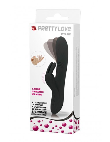 Vibrador Dylan Rabbit - negro