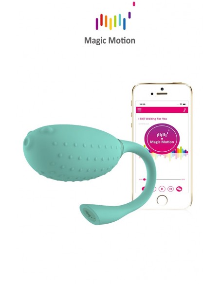 Verbundenes vibrierendes Ei Magic Fugu grün - Magic Motion