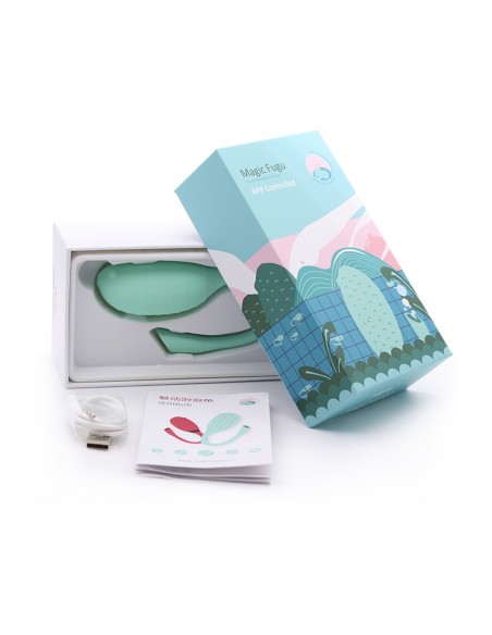 Huevo vibrador conectado Magic Fugu verde - Magic Motion