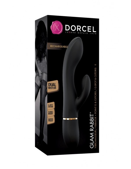 Glam Rabbit Vibrador punto G y clítoris - Dorcel