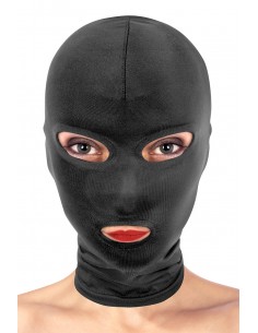 Cagoule BDSM 3 ouvertures -...