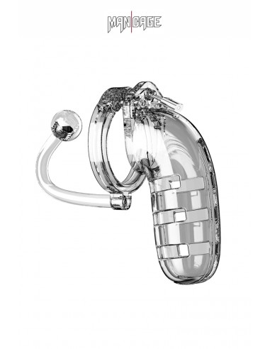 Cage de chasteté 14cm avec plug -...