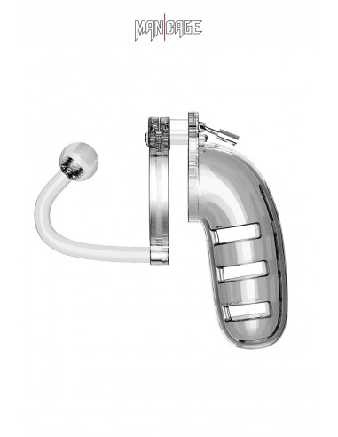 Cage de chasteté 14cm avec plug -...