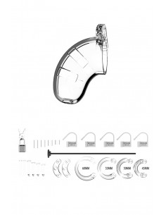 Cage de chasteté 6,5cm avec plug d'urètre - ManCage 15 2