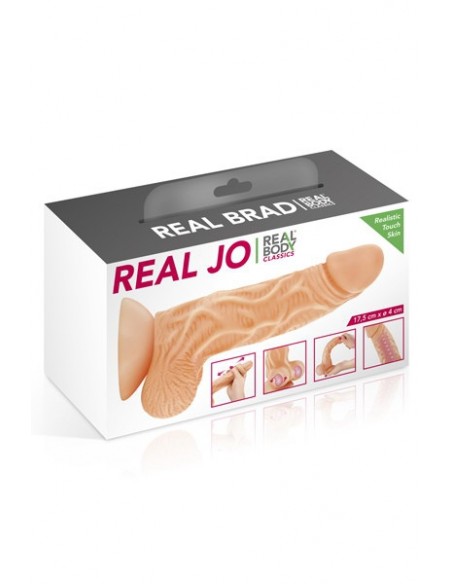 Consolador ultrarrealista 19 cm - Real Joe