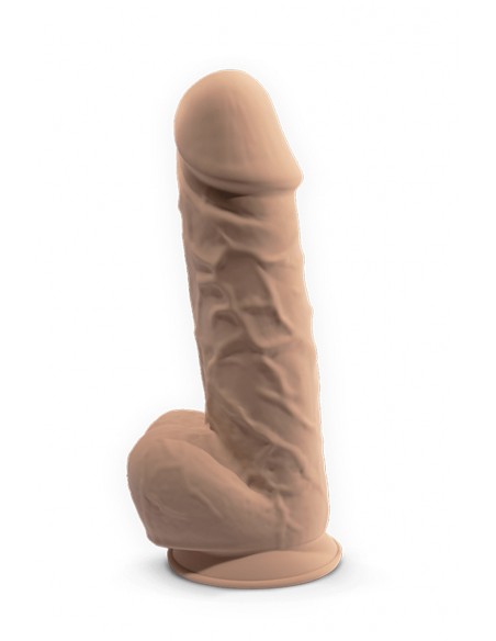 Consolador carne doble densidad 21,5 cm - Modelo 4