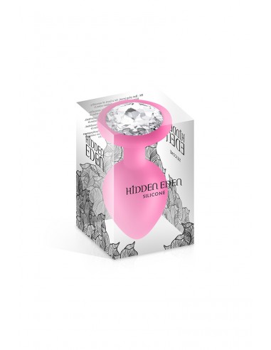 Tapón joya silicona rosa M - Hidden Eden