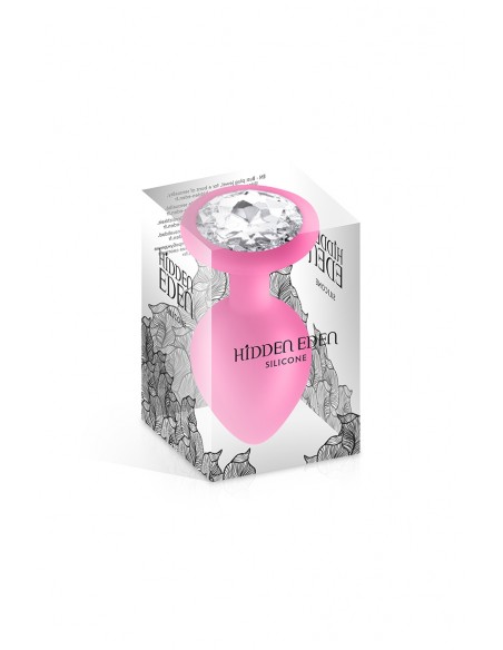 Tapón joya silicona rosa M - Hidden Eden