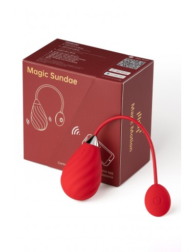 Huevo vibrador conectado Magic Sundae...