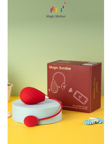 Huevo vibrador conectado Magic Sundae...