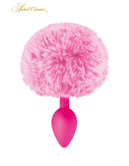 Kaninchenschwanzplug - rosa