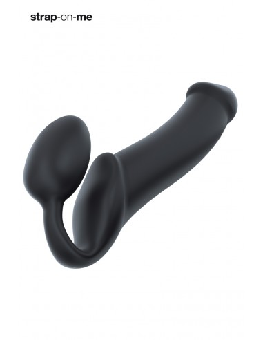 Consolador strap-on negro XL