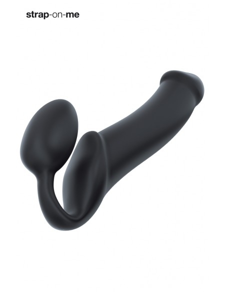 XL schwarzer Umschnalldildo