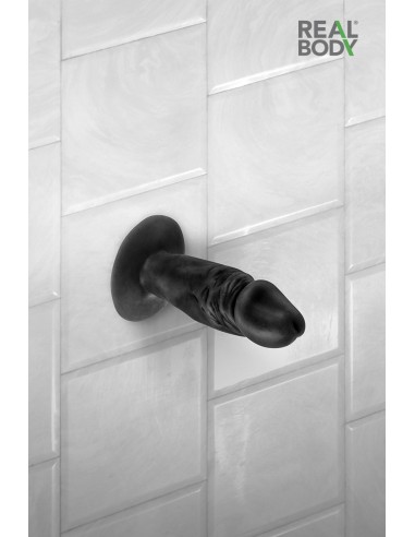 Schwarzer realistischer Analplug 11...