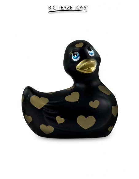 Mini pato vibrante negro y dorado Romance