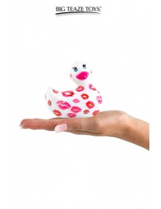 Mini canard vibrant Romance blanc et rose 2